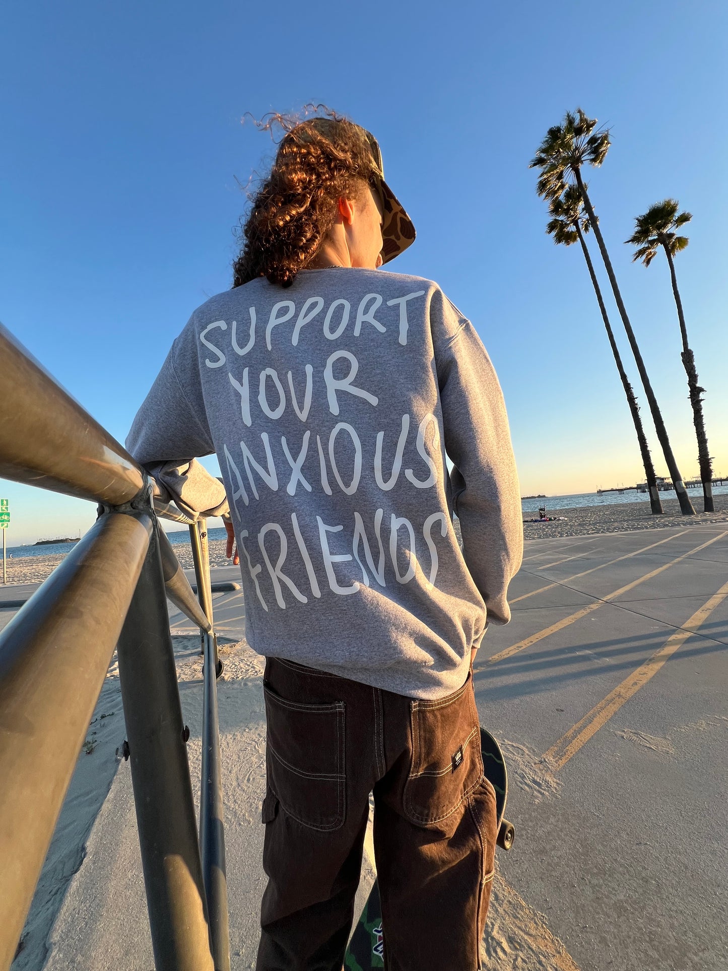 SYAF | GREY CREW NECK