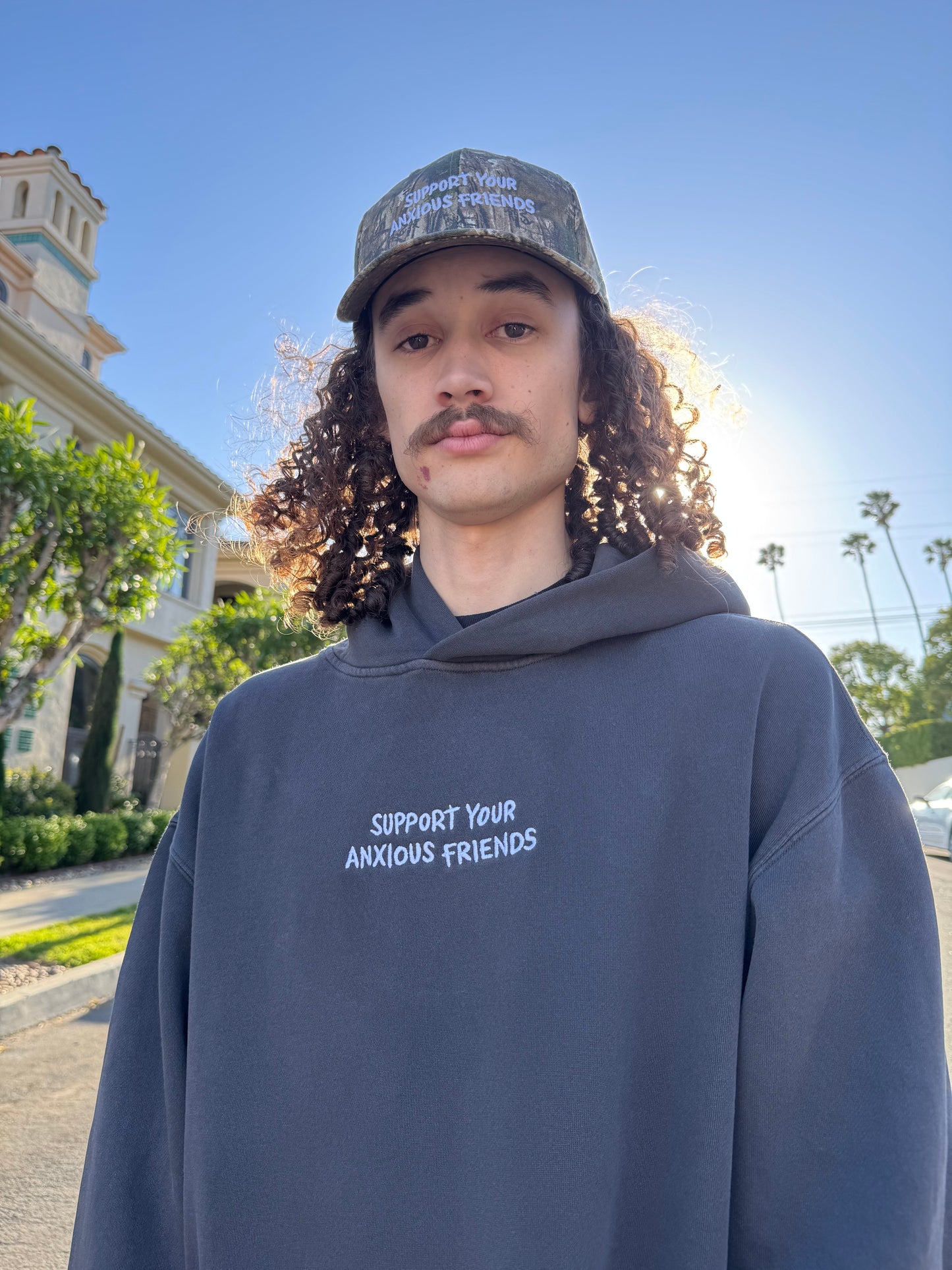 SYAF | EMBROIDERED WOODS CAMO DAD HAT