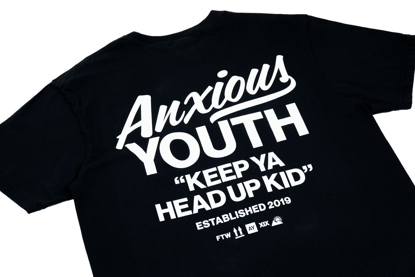 KEEP YA HEAD UP BLACK TEE