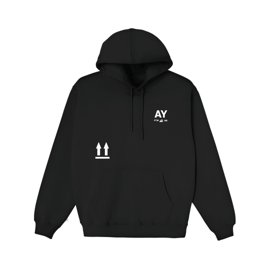 STAY UP BLACK HOODIE