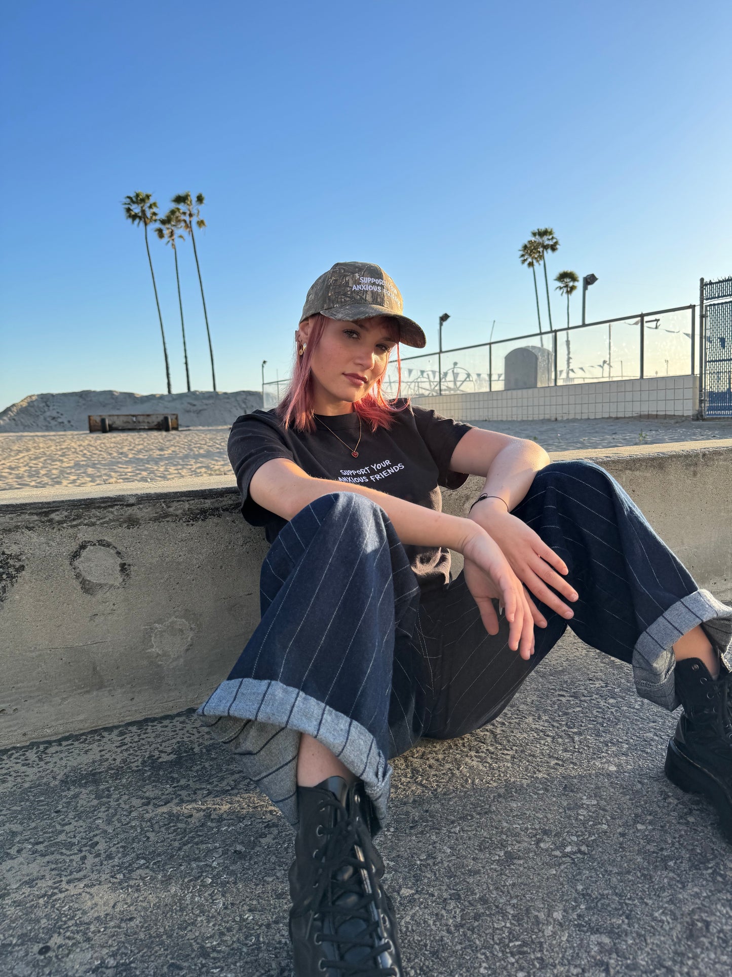 SYAF | EMBROIDERED WOODS CAMO DAD HAT