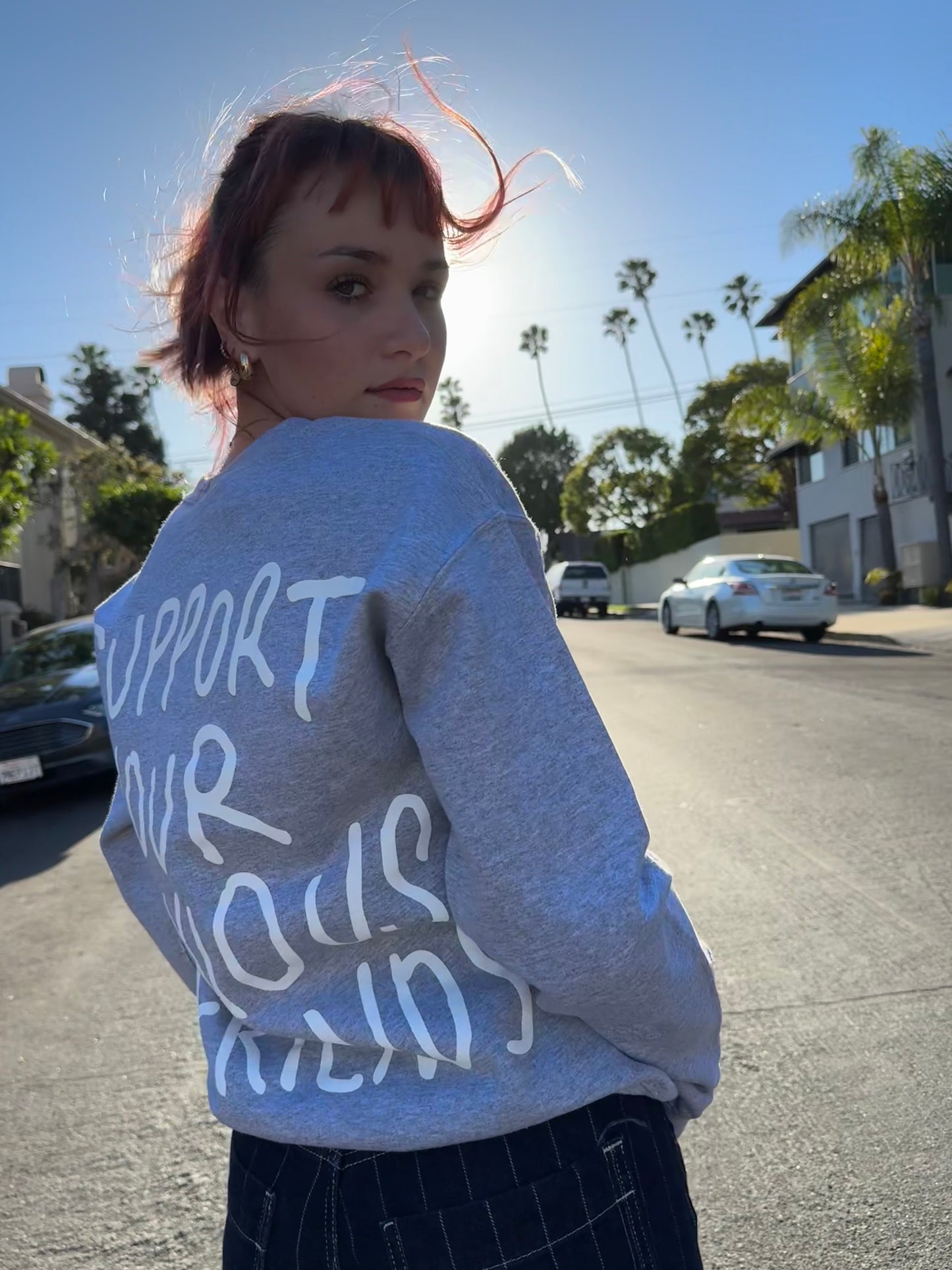 SYAF | GREY CREW NECK