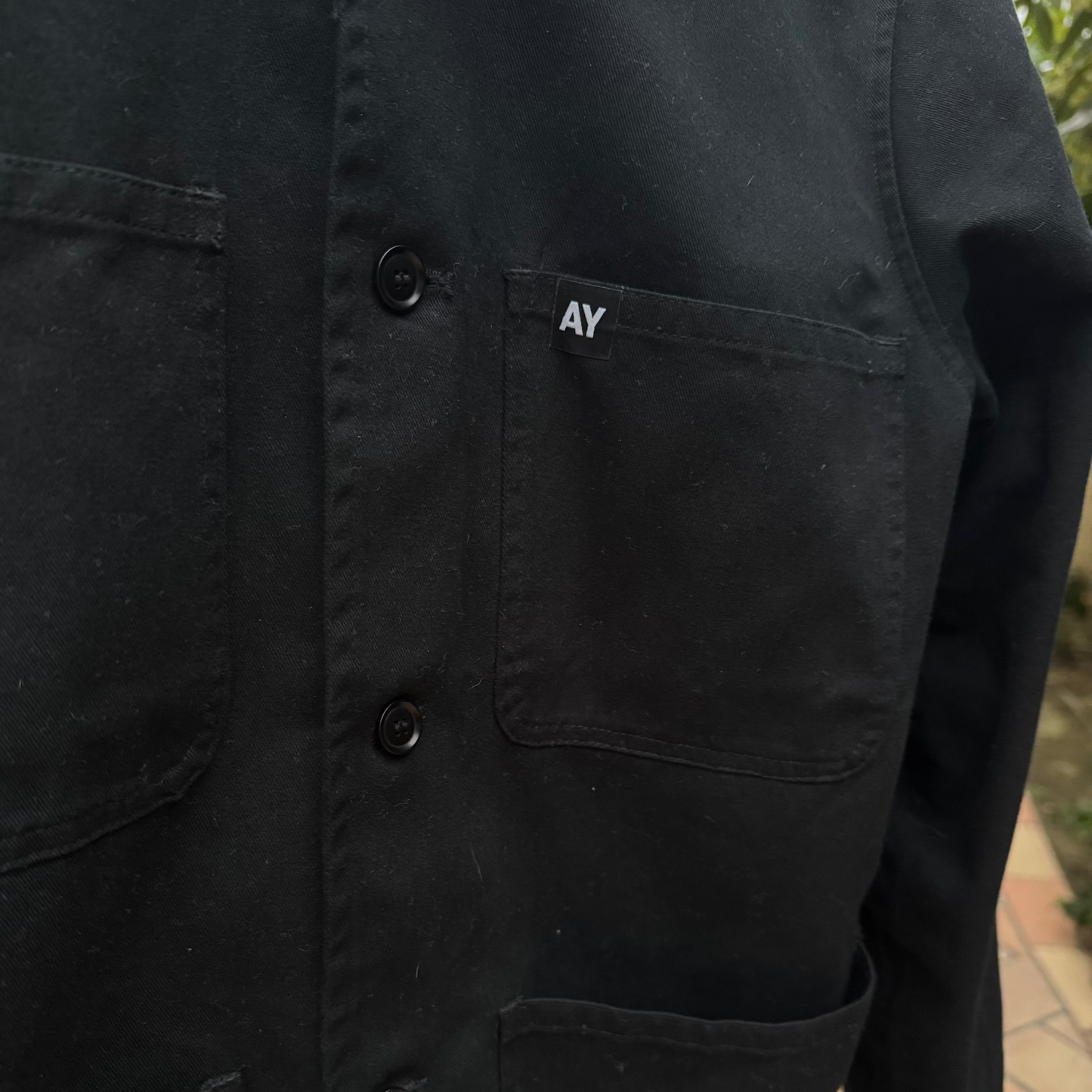 CLUB ANXIOUS CHORE JACKET | BLACK