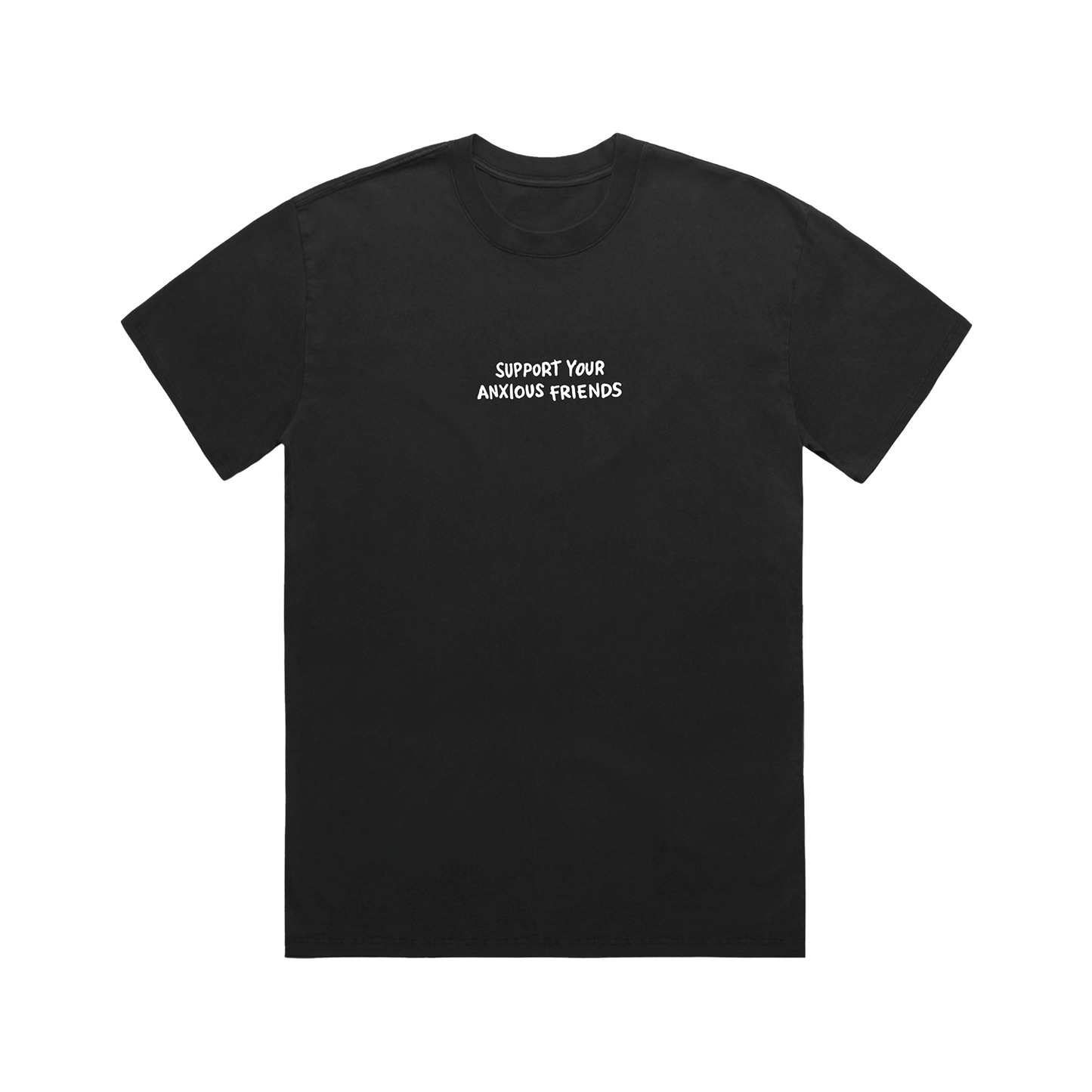 SYAF | BLACK EMBROIDERED TEE