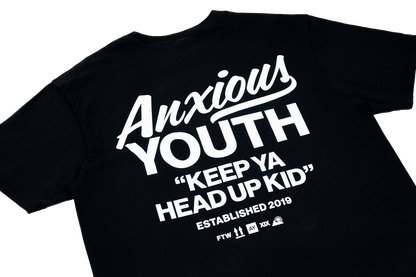 “KEEP YA HEAD UP KID” BLACK TEE