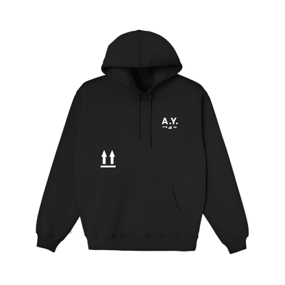 STAY UP BLACK HOODIE