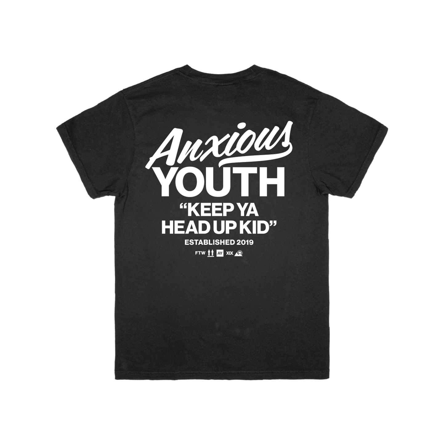 “KEEP YA HEAD UP KID” BLACK TEE