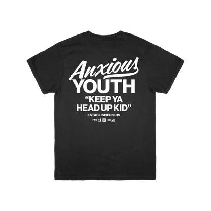 “KEEP YA HEAD UP KID” BLACK TEE