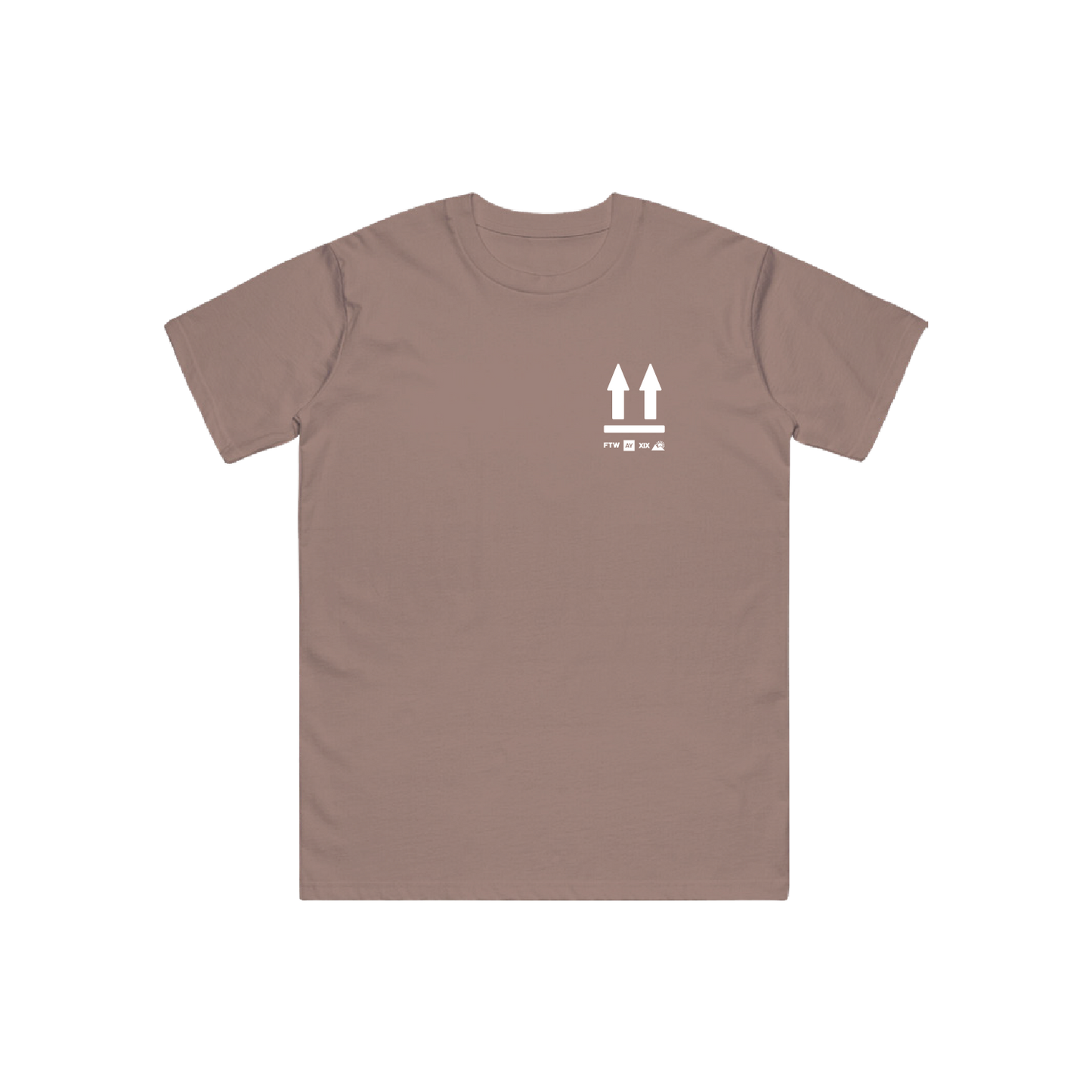 “KEEP YA HEAD UP KID” BROWN SAVANA TEE