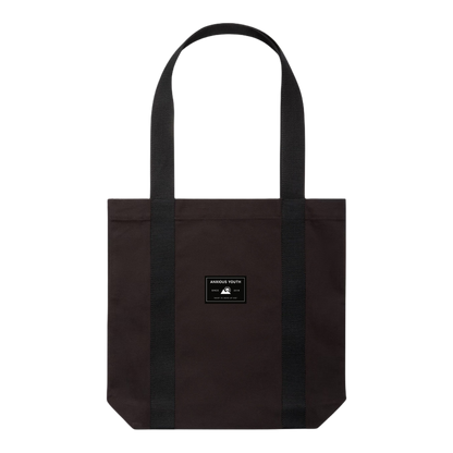 CLUB ANXIOUS | TWO TONE COAL/BLACK TOTE BAG